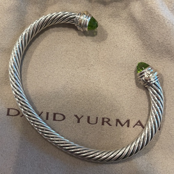 David Yurman Albion Ring and 7mm bracelet, Peridot - Picture 3 of 6